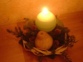 Poires de Nuit   decoration de table