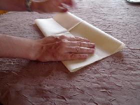 pliage serviette Etoile Etoile pliage serviette