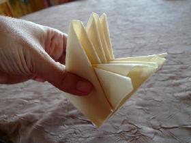 pliage serviette Etoile Etoile pliage serviette
