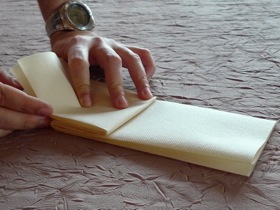 pliage serviette Etoile Etoile pliage serviette