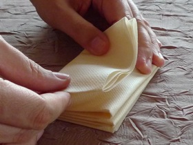 pliage serviette Etoile Etoile pliage serviette