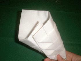 pliage serviette Le chausson Le chausson pliage serviette
